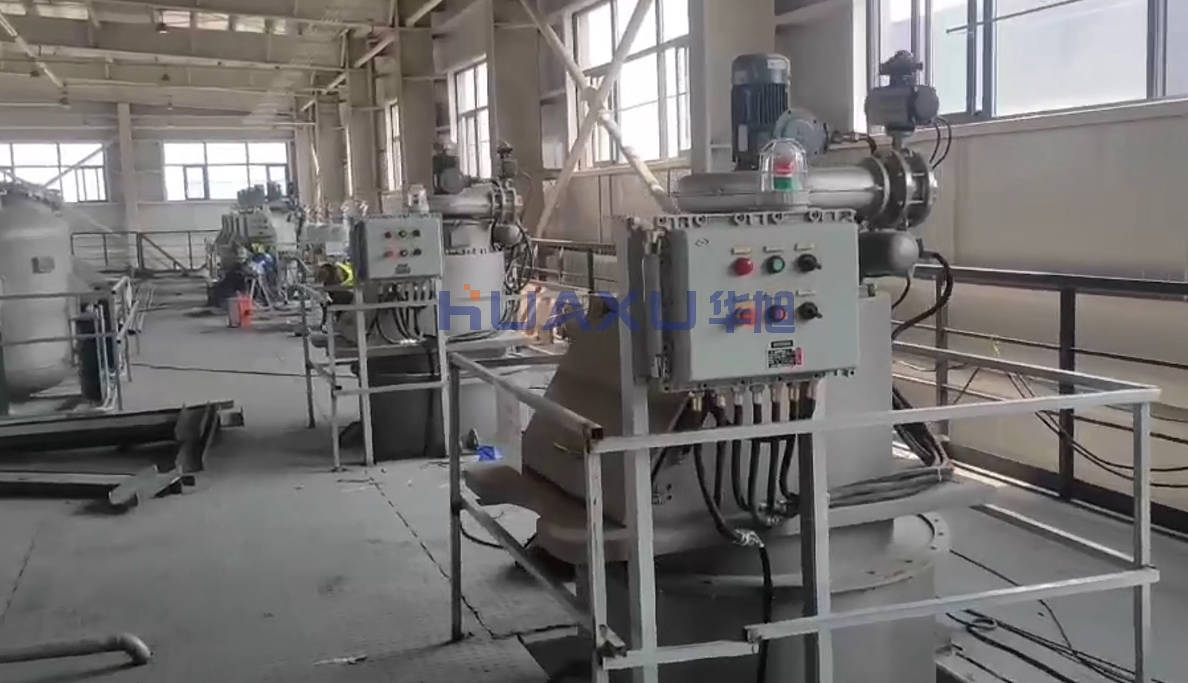 河北某化工客户粉体投料输送产线现场