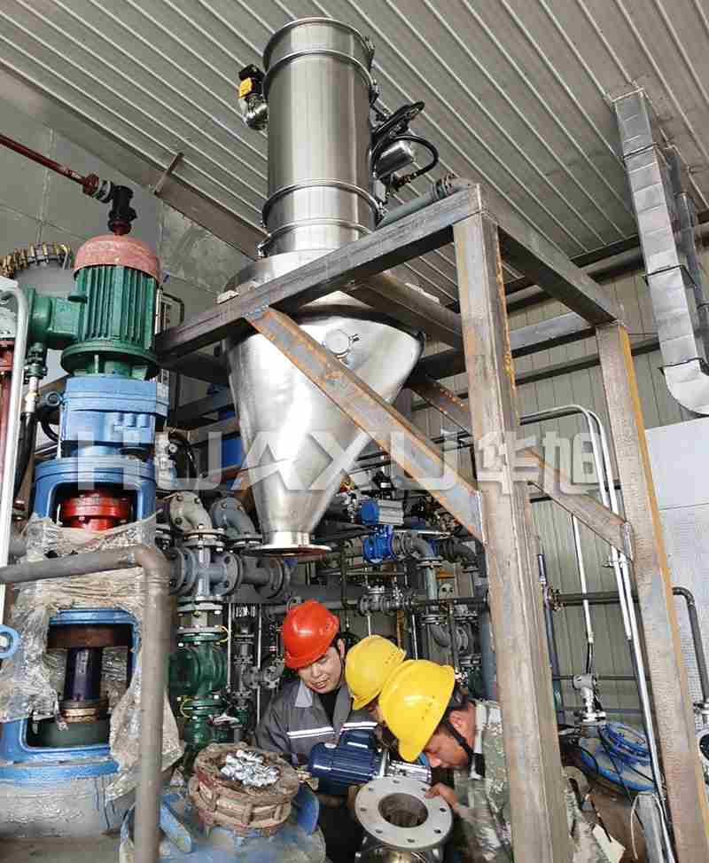 华旭关风机安装现场